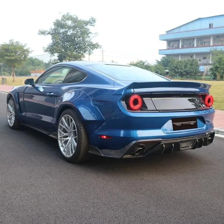 Wide Body Kit for  Mustang Front Rear Wheel Eyebrow Fender Flares